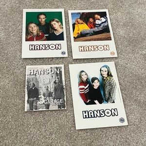 Hanson Set of 4 Promotional Photos / Cards 1997